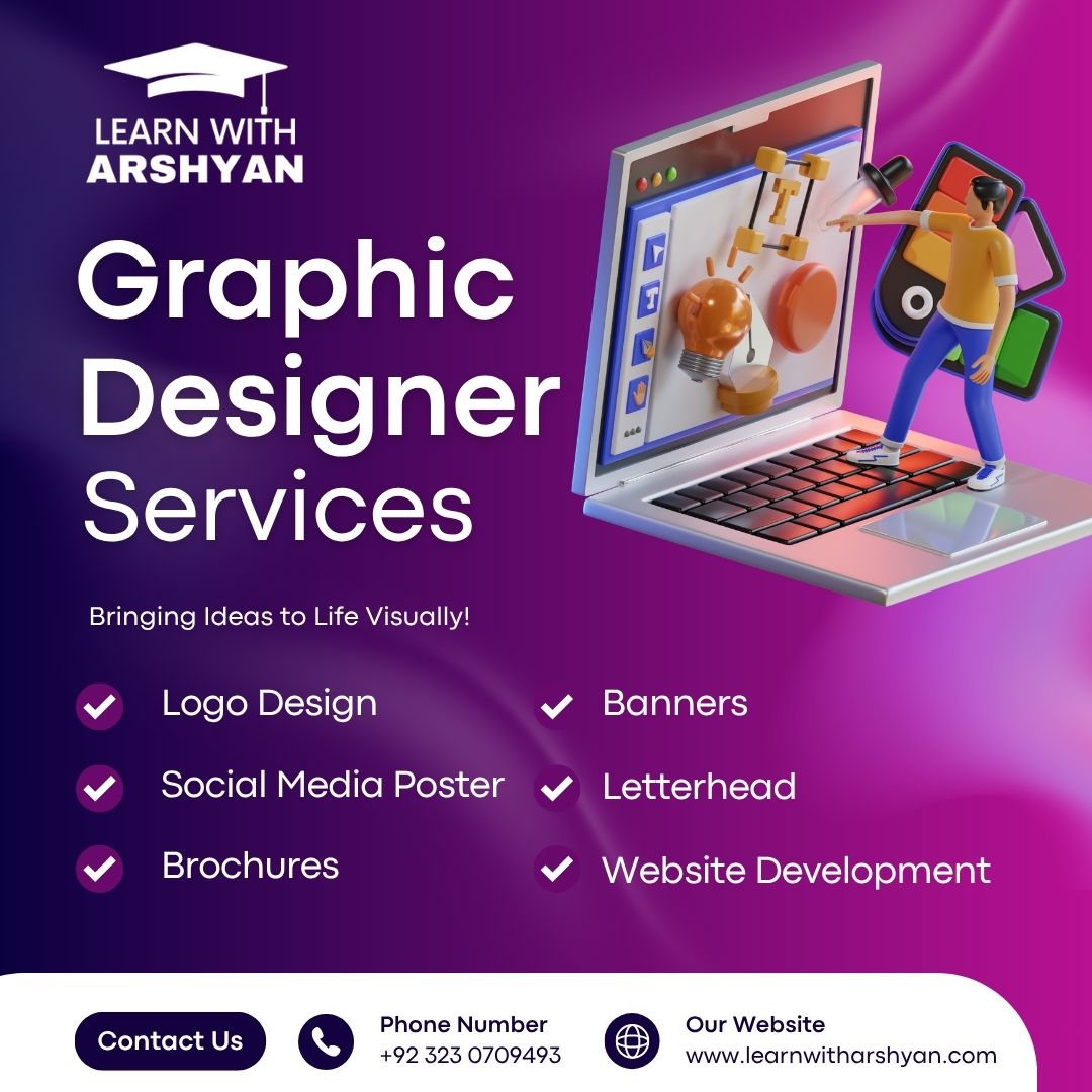 Custom Graphic Design Services – Logo, Banners, Posters & More