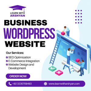 Custom WordPress Website – Business, Blog, or E-commerce