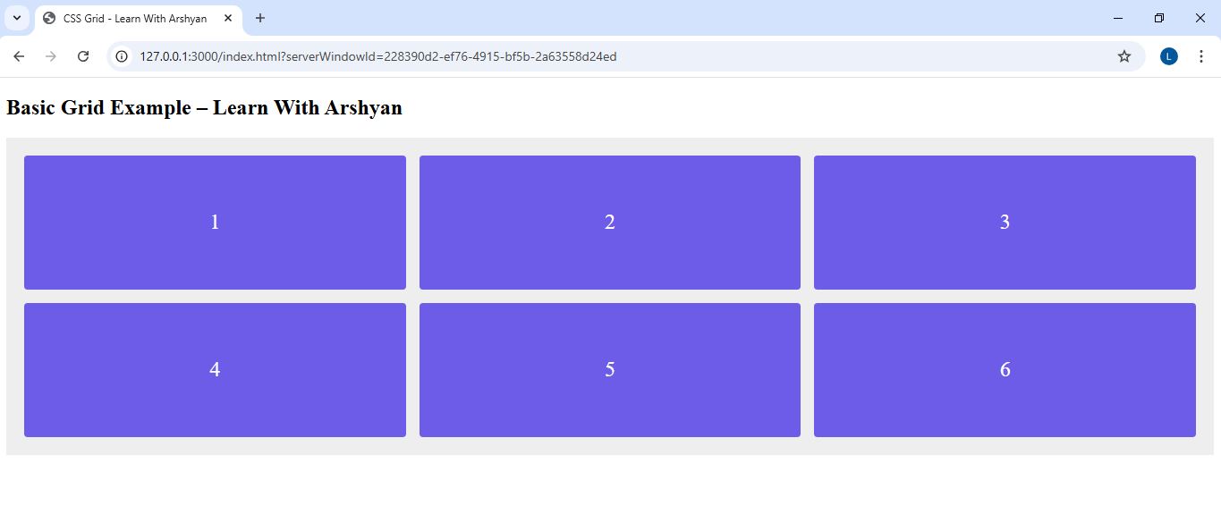 Basic Grid Example