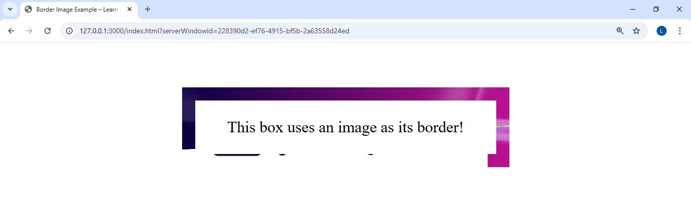 Border Image Example