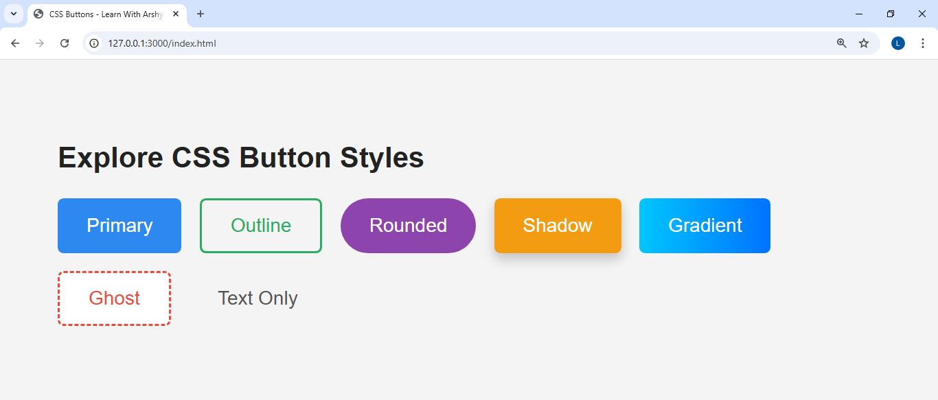 Common Button Style Example