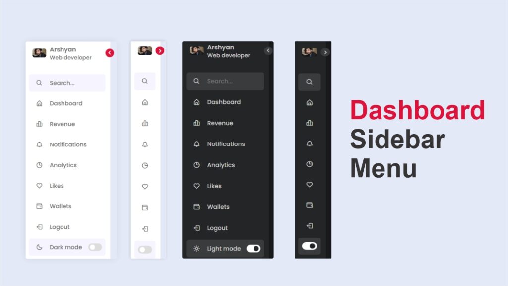 Dashboard Sidebar Menu